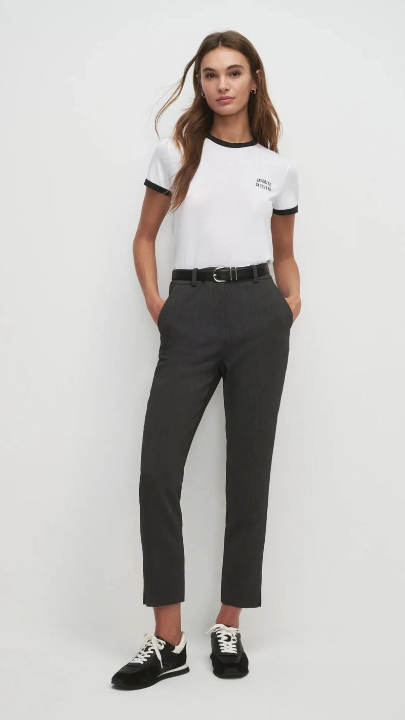 Favorite Daughter The Favorite Cigarette Pant in Grey