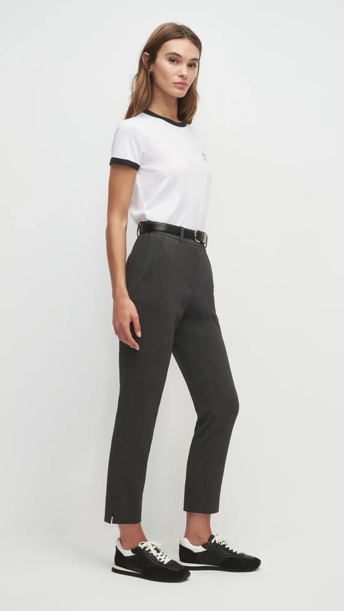 Favorite Daughter The Favorite Cigarette Pant in Grey