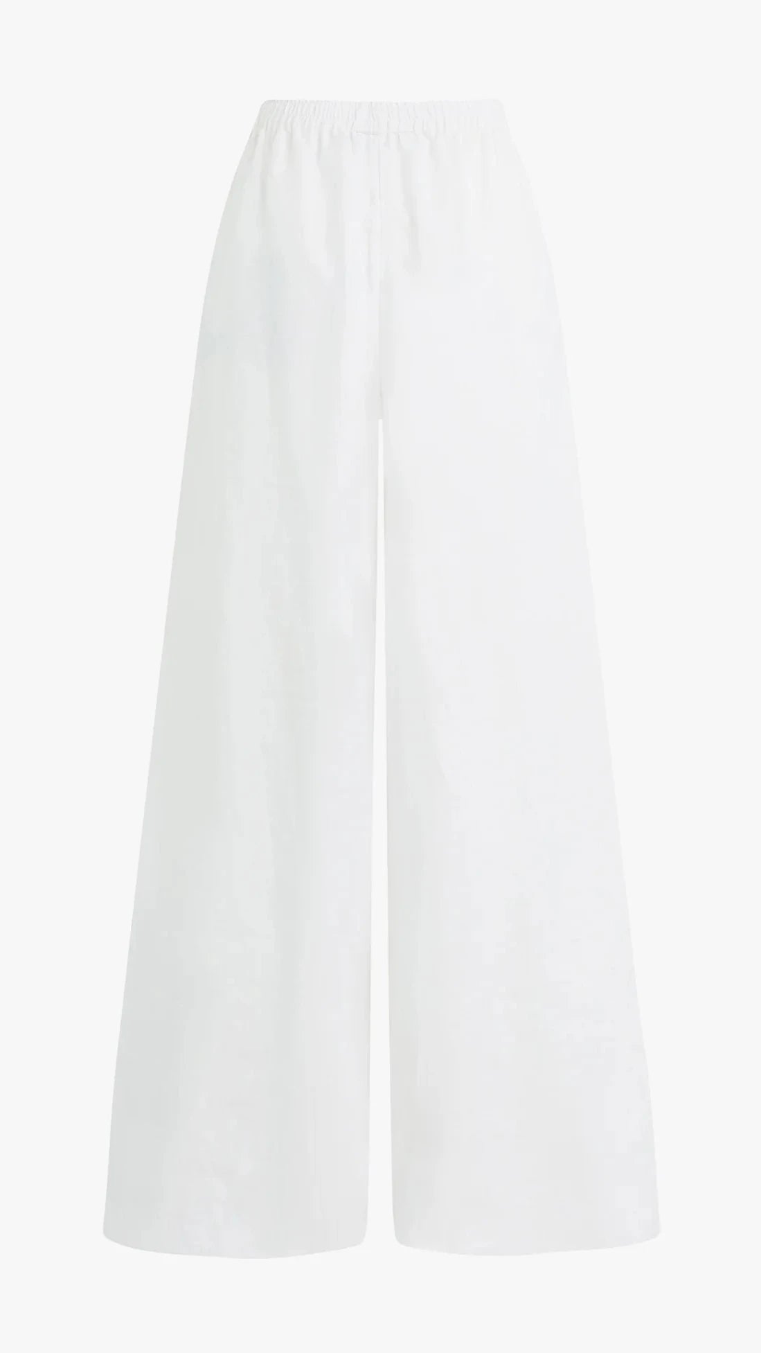 Favorite Daughter Wide Leg Linen Pant in White