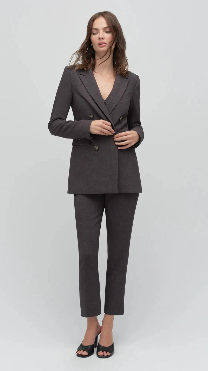 Favorite Daughter The Favorite Cigarette Pant in Grey