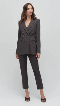 Favorite Daughter The Phoebe Blazer in Grey
