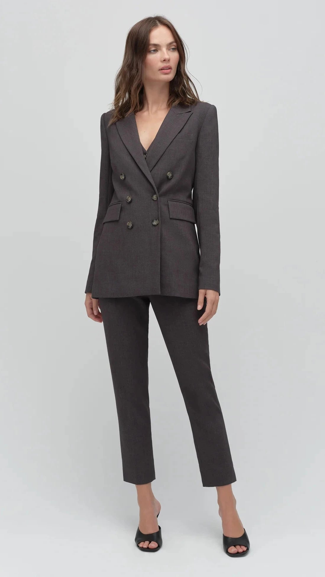 Favorite Daughter The Favorite Cigarette Pant in Grey