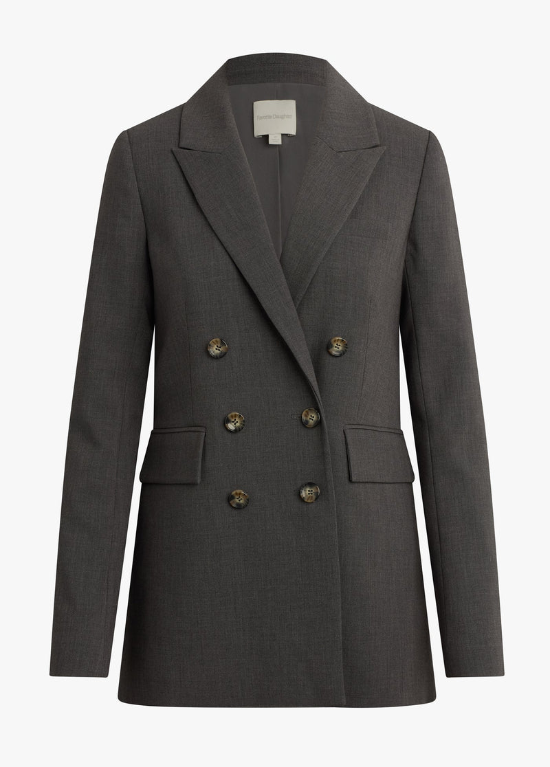 Favorite Daughter The Phoebe Blazer in Grey