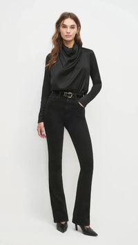 Favorite Daughter The Long Sleeve Alice Top in Black