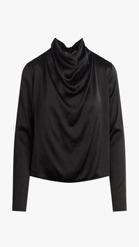 Favorite Daughter The Long Sleeve Alice Top in Black