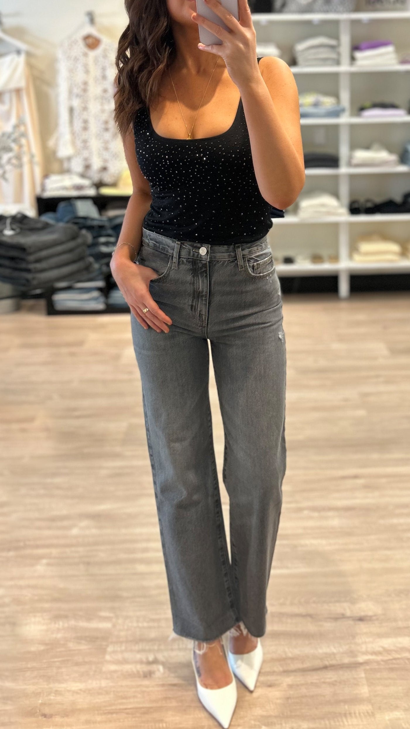 Frame Denim Le Jane Ankle Raw Fray in Zurich – Suite 201