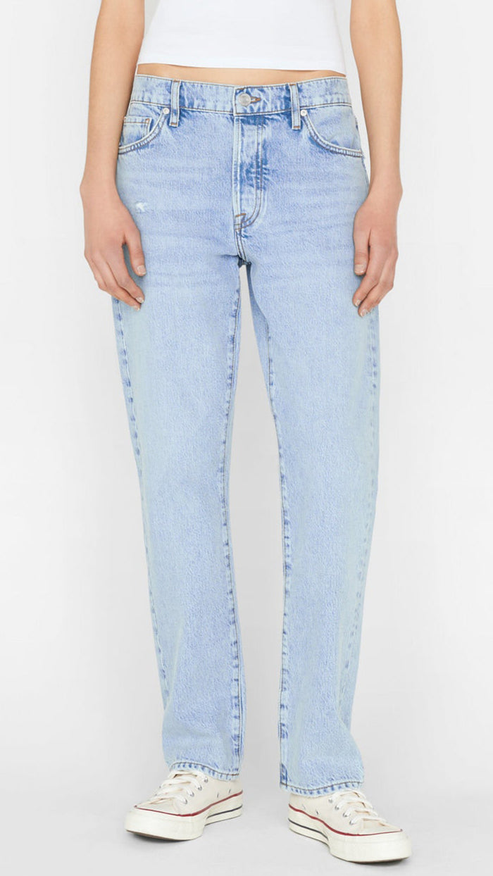 Frame Denim Le Slouch Low Rise Straight in Legacy