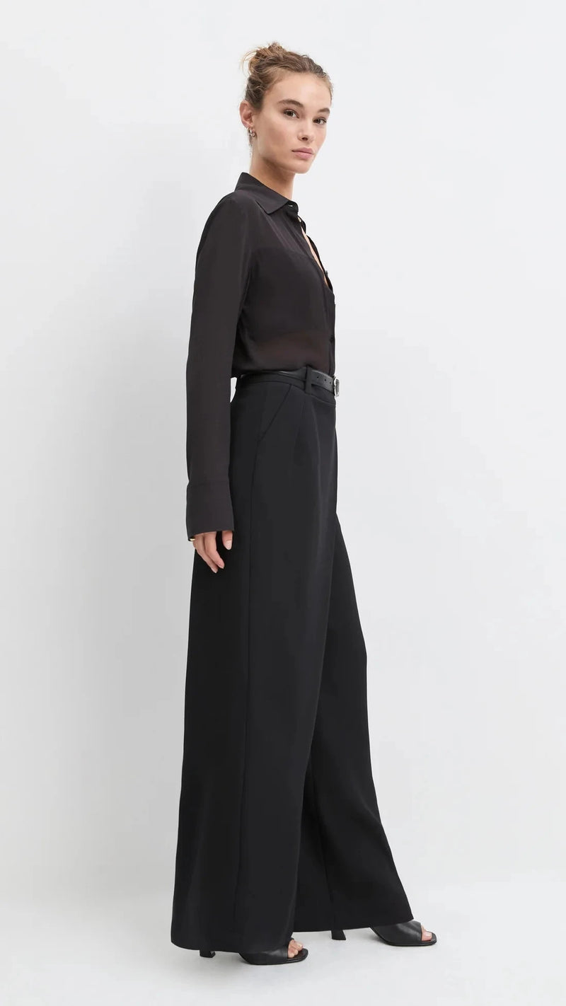 Favorite Daughter Sheer Sophistication Top in Black