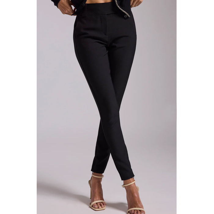 Generation Love Alexandra Slim Crepe Pant in Black