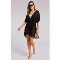 Generation Love Bria Crystal Cover Up in Black