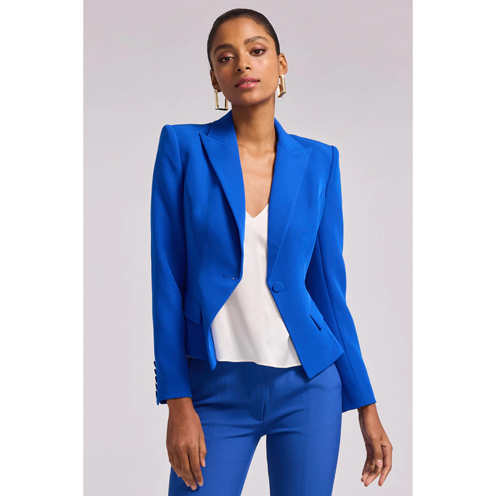 Generation Love Mara Crepe Blazer in Cobalt