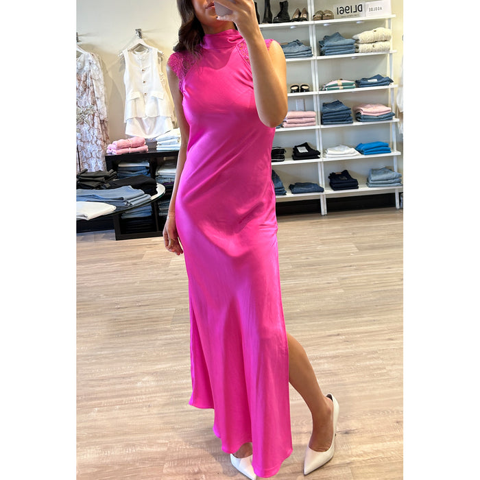 Generation Love Brianna Halter Maxi Dress in Hot Pink