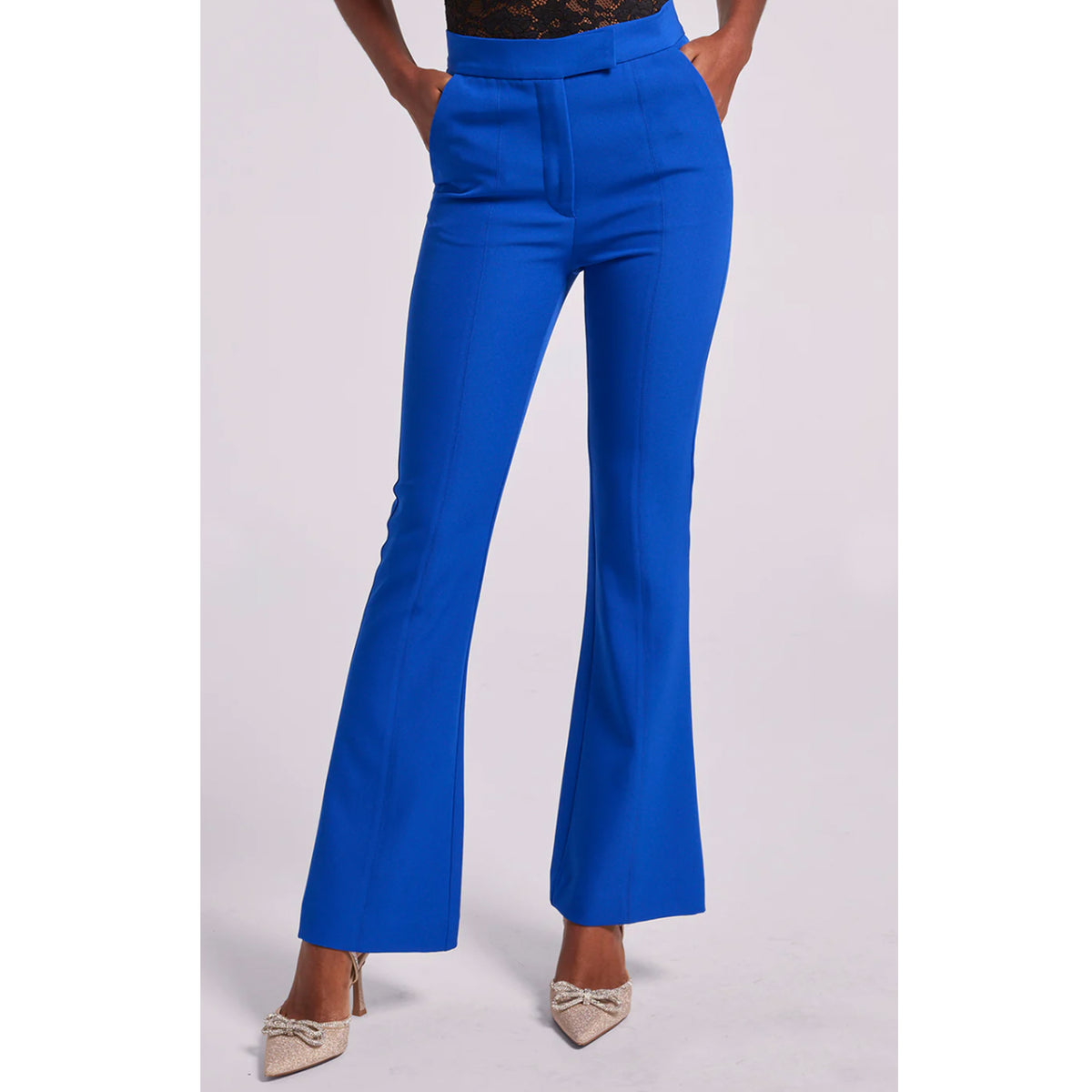 Generation Love Lucca Fit & Flare Pant in Cobalt