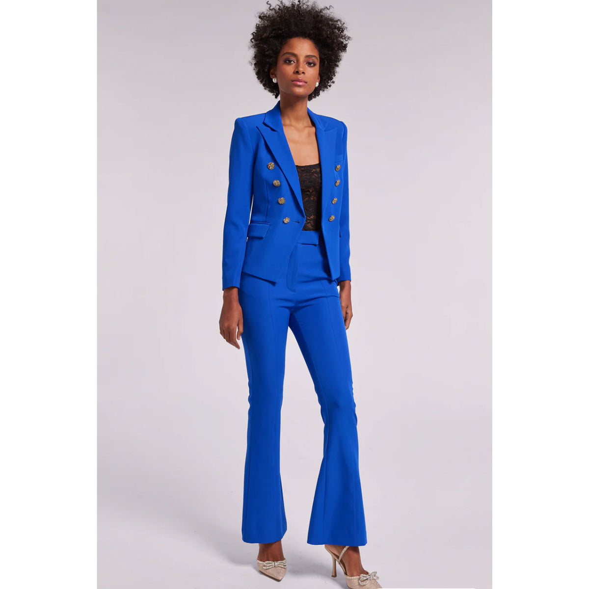 Generation Love Lucca Fit & Flare Pant in Cobalt