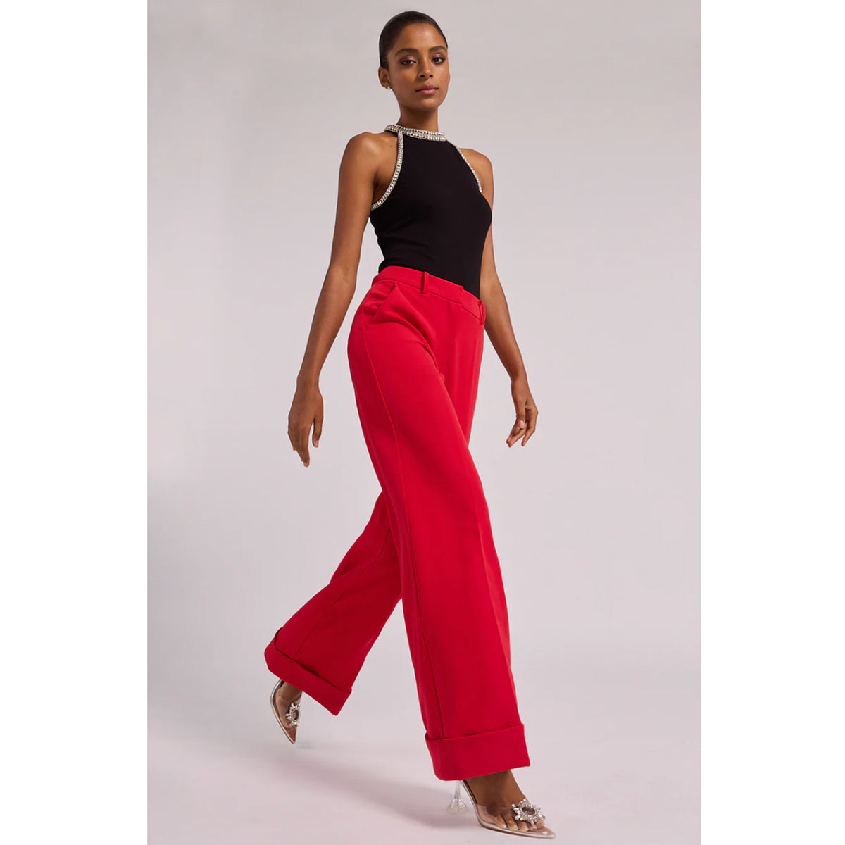 Generation Love Mavis High Waisted Pant in Rouge