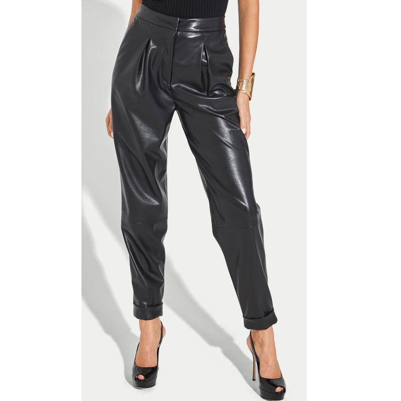 Generation Love Solange Faux Leather Balloon Pant Black