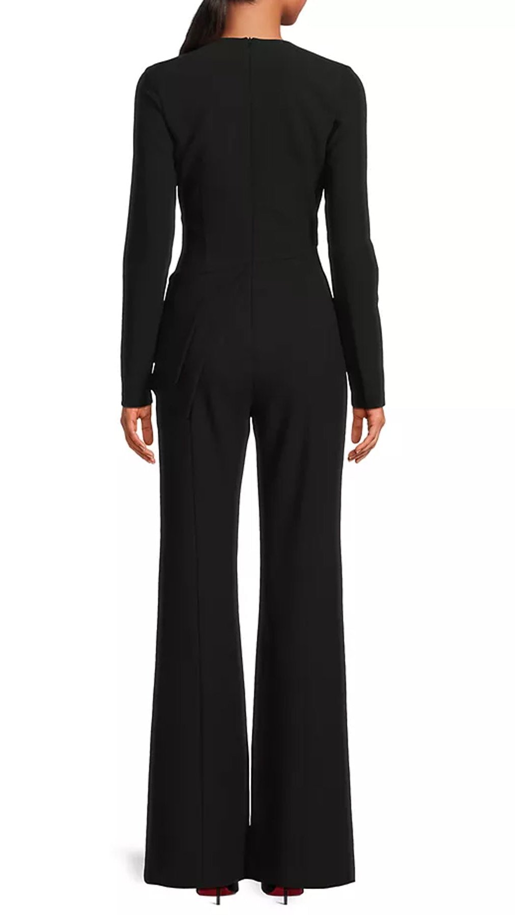knee length dresses for ladies Black Halo Scarlett Gown in Black Ivory main image 0
