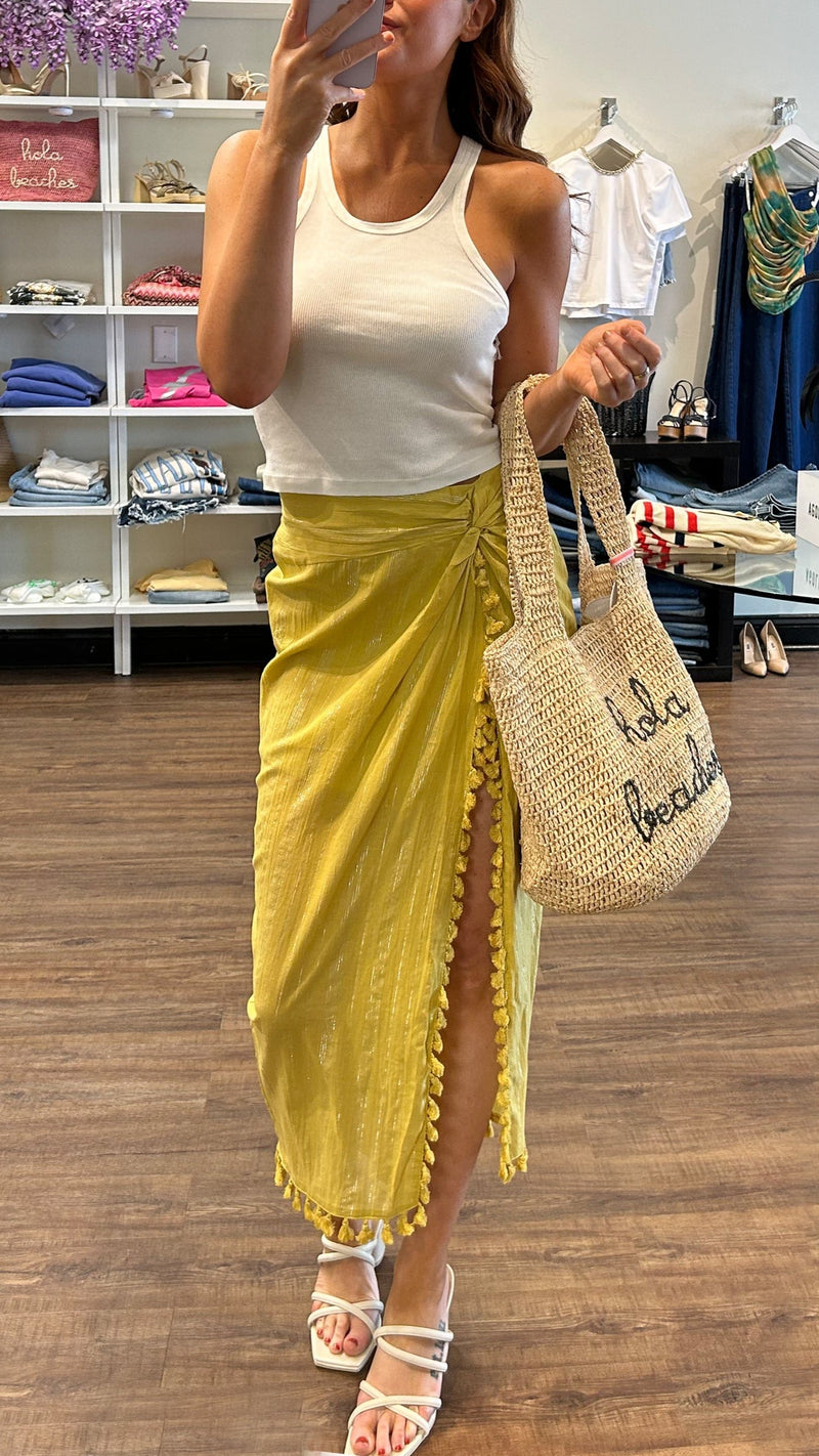 Heartloom Mirae Skirt in Citron