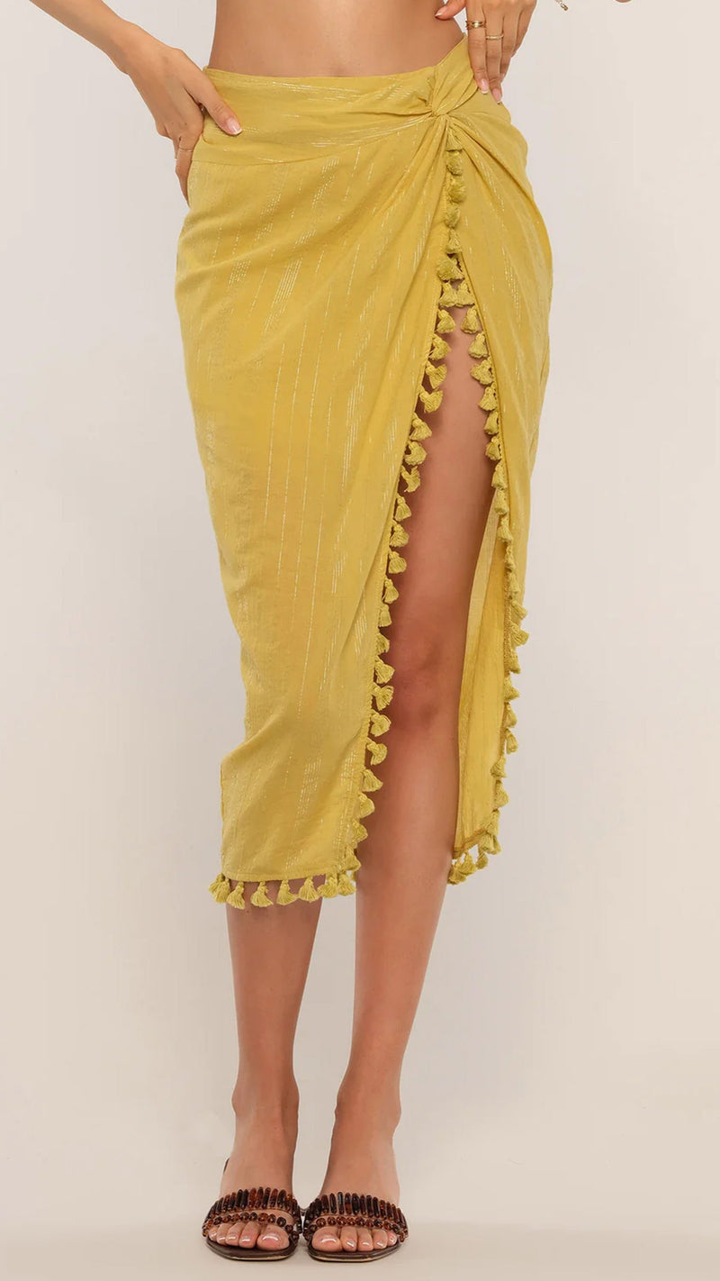 Heartloom Mirae Skirt in Citron