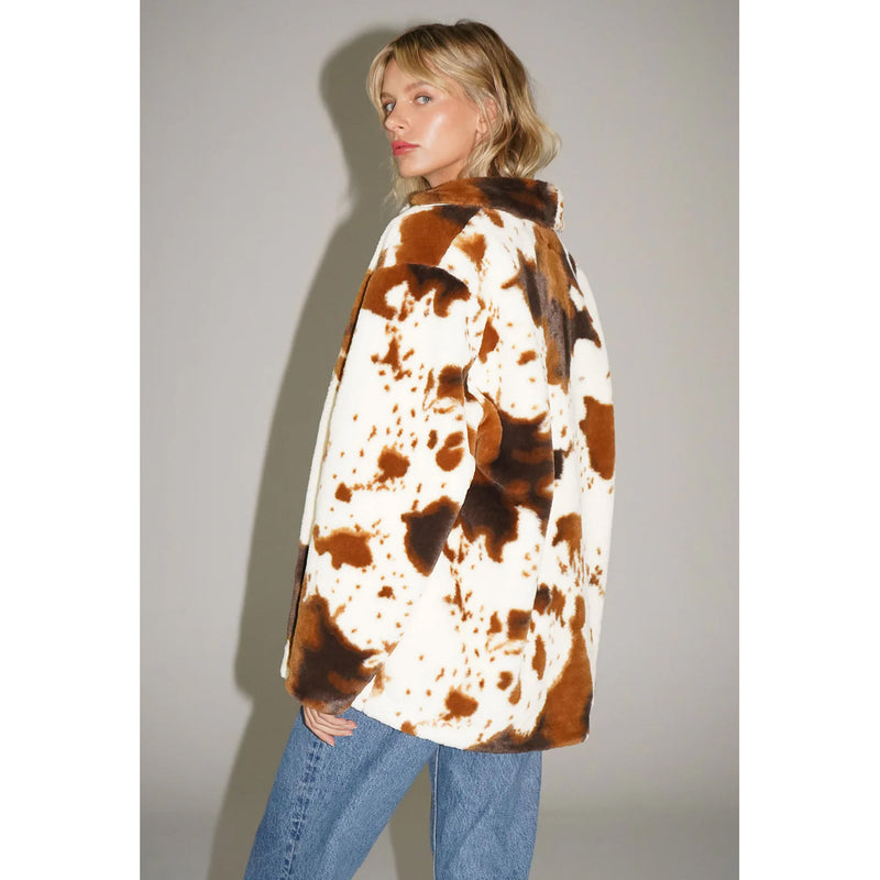 LNA Cowgirl Faux Fur Coat