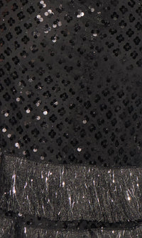 Saylor Randall Floral Sequin Set in Black