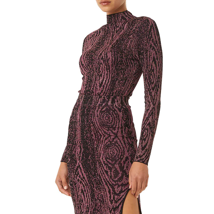 Misa Clara Long Sleeve Knit Top in Plum