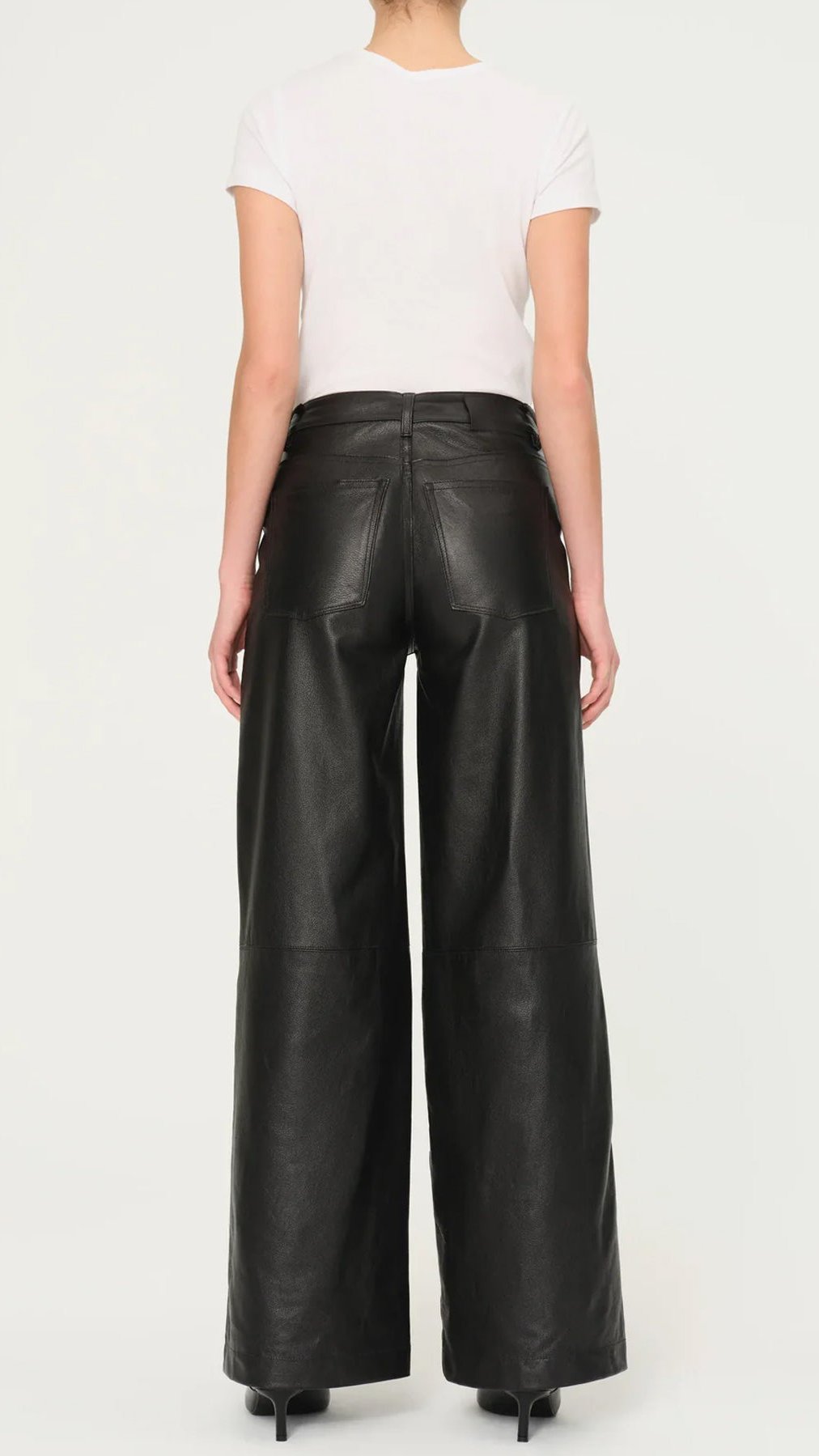 THEAIRTOWN　Cat Leather Wide Jeans レザーパンツ DL1961 Zoie Leather Wide Leg Relaxed in Obsidian – Suite 201