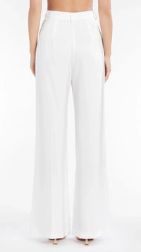Amanda Uprichard Jane High Waisted Shiny Pant in Amalfi