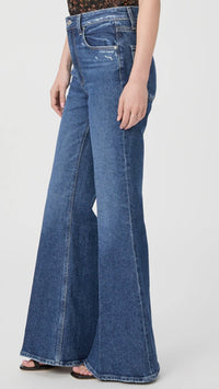 Paige Denim Charlie High Rise Flare Jean in Landmark