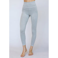 Perfect White Tee Lita High Waisted Cotton Legging in Grey