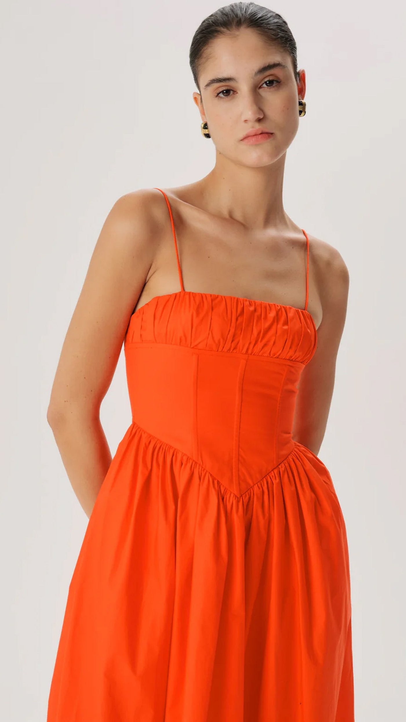 Ronny Kobo Barrett Drop Waist Dress in Red Suite 201 Ronny Kobo Barrett Drop Waist Dress in Red Suite 201