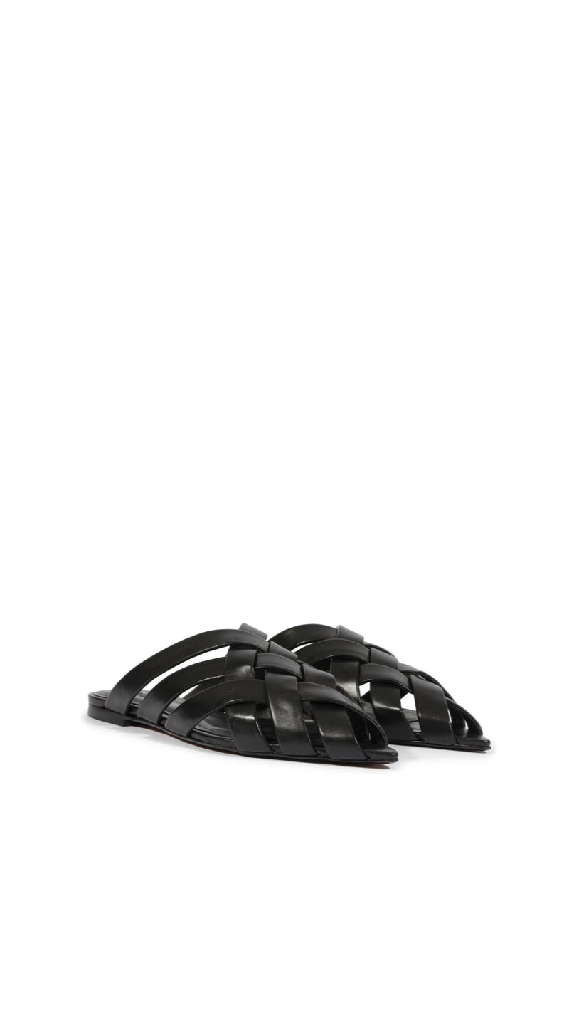 Schutz Pietra Flat in Black