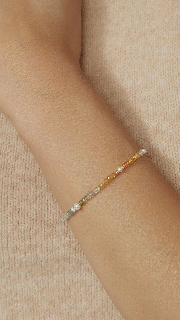 Shashi Jewelry Ella Gemstone Bracelet in Pink
