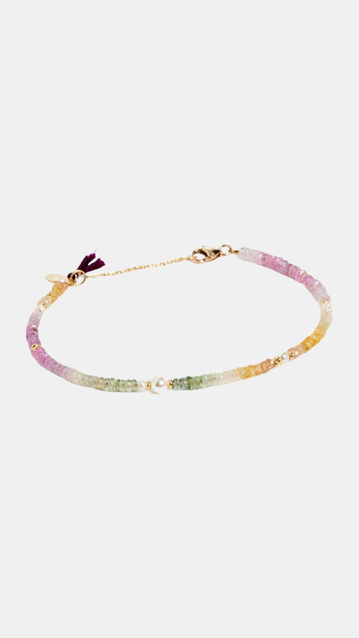 Shashi Jewelry Ella Gemstone Bracelet in Pink