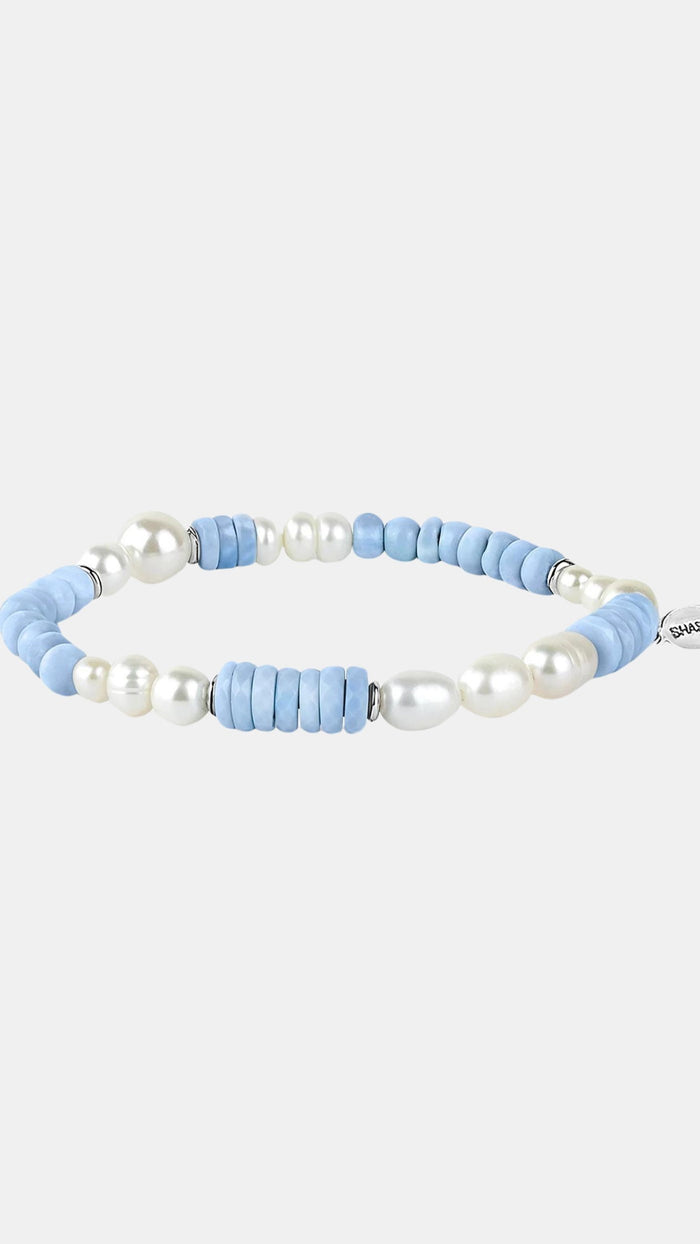 Shashi Jewelry Como Beaded Bracelet in Blue