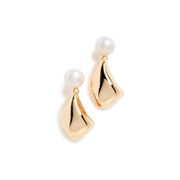 Shashi Jewelry Odyssey Pearl Drop Earring in Gold