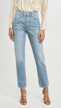 SLVRLAKE Denim Virginia Slim High Rise in Sweet Thing