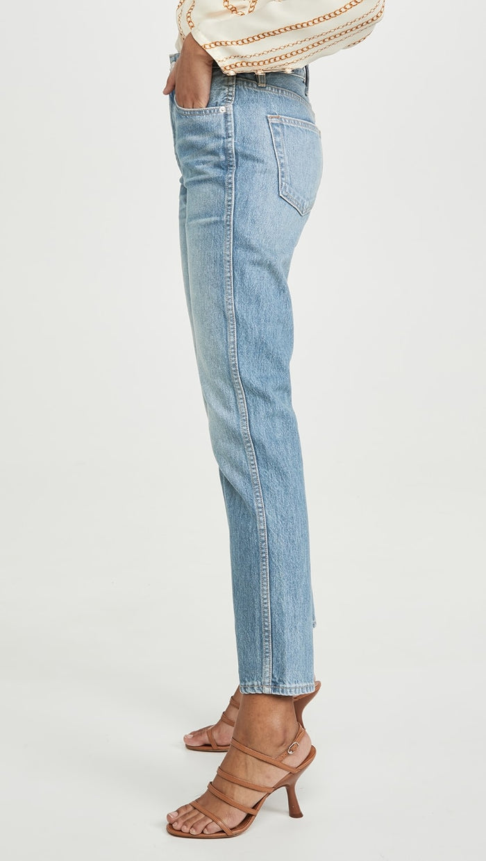 SLVRLAKE Denim Virginia Slim High Rise in Sweet Thing