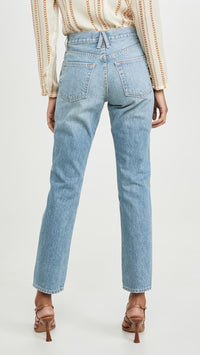 SLVRLAKE Denim Virginia Slim High Rise in Sweet Thing