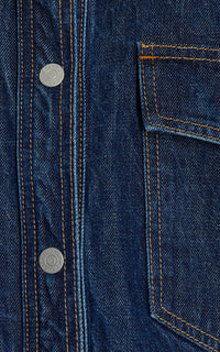 Slvrlake Denim Western Oversized Shirt Jacket in Evermore