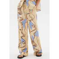 Sovere Expression Pant in Custard/Blue