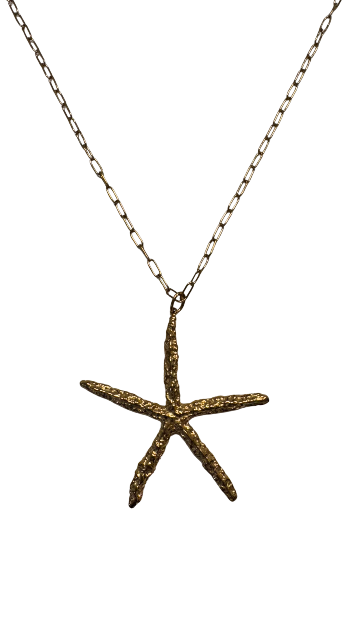Suite201 Starfish Long Necklace in Gold