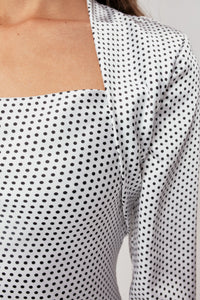 C/MEO Collective Time Flew Polka Dot Dress