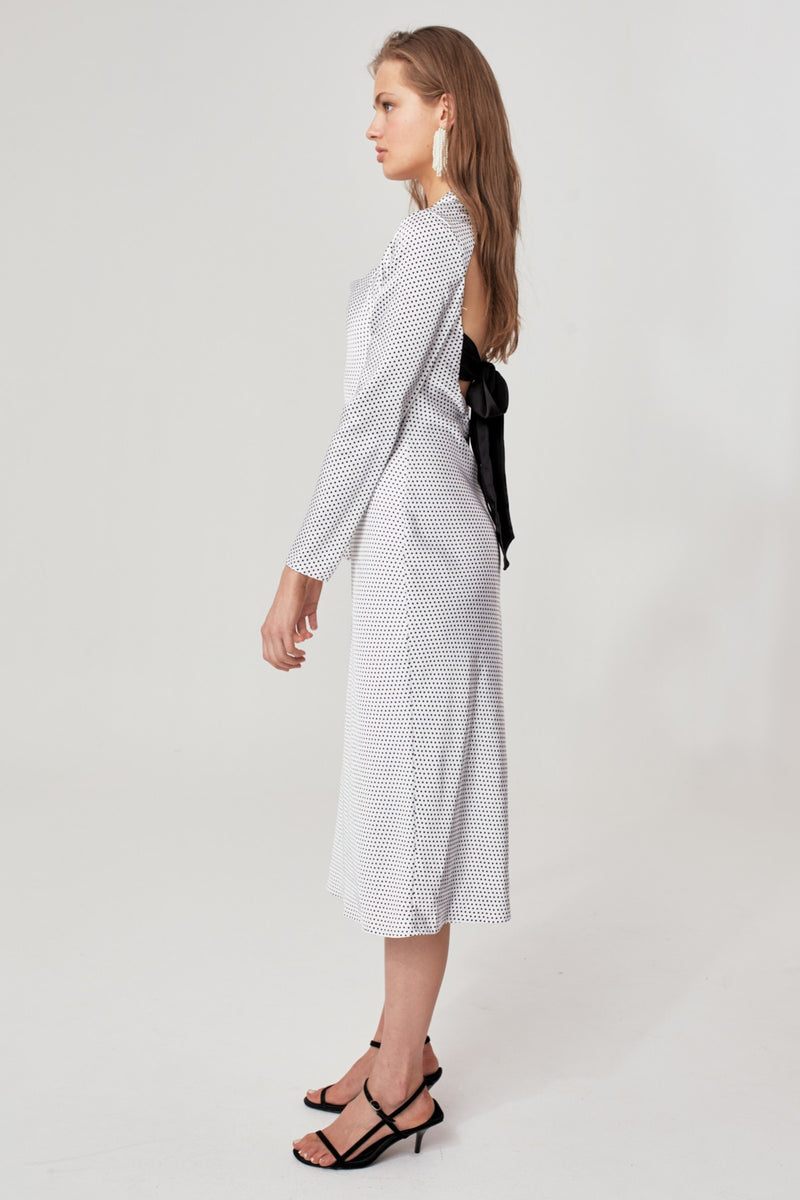C/MEO Collective Time Flew Polka Dot Dress