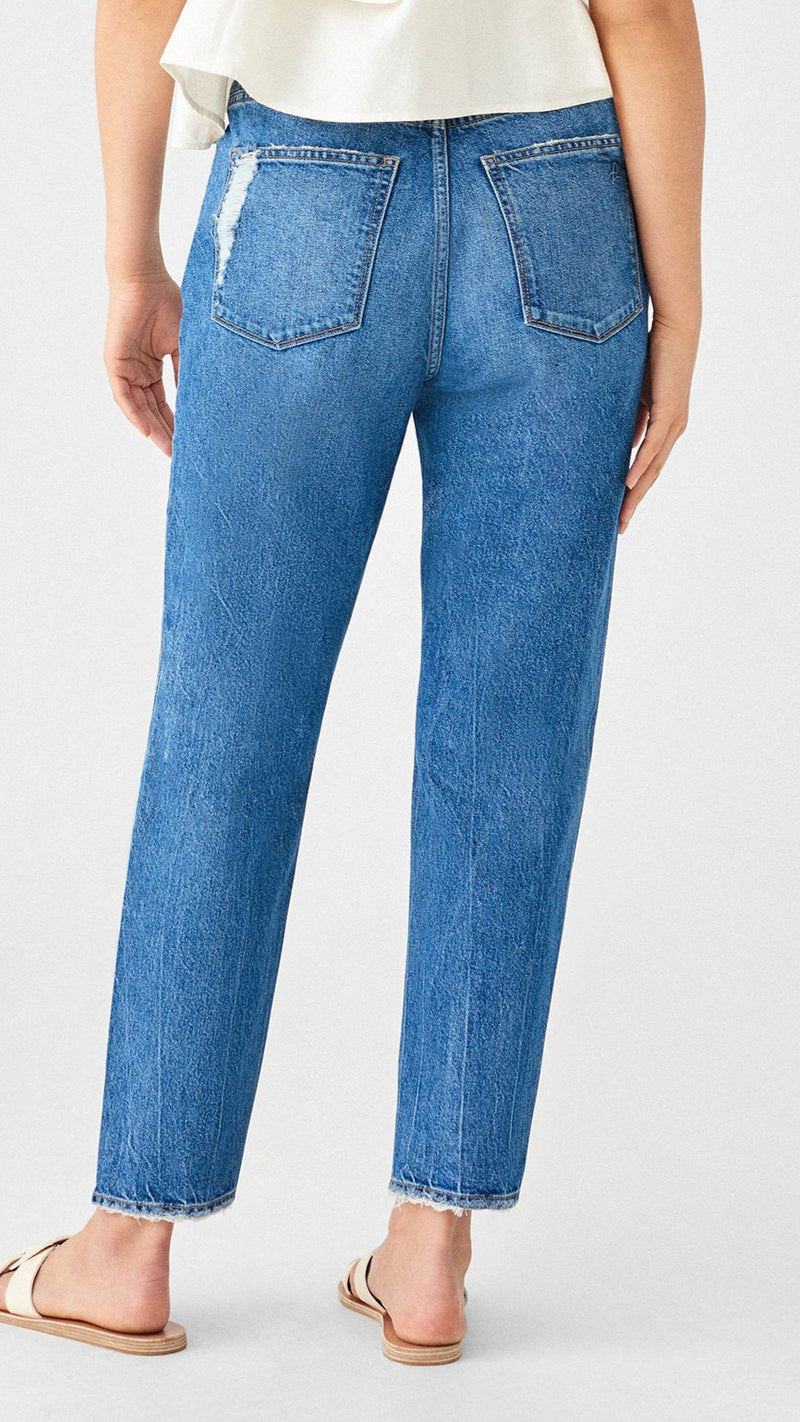 DL1961 Denim Susie High Rise Tapered Straight Jean in Houston