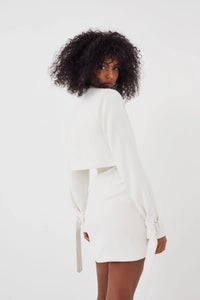For Love & Lemons Alysa Blazer Mini Dress in Ivory