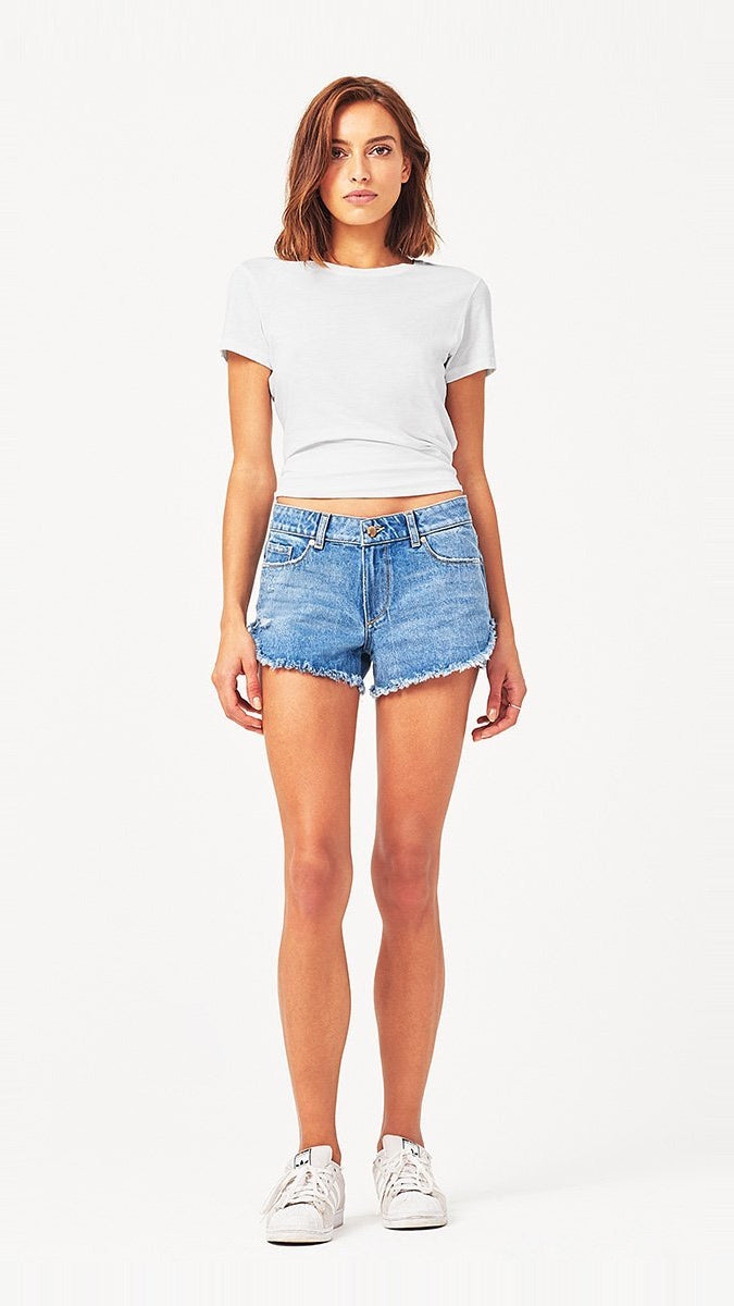 DL1961 Denim Renee Low Rise Short in Gold Coast