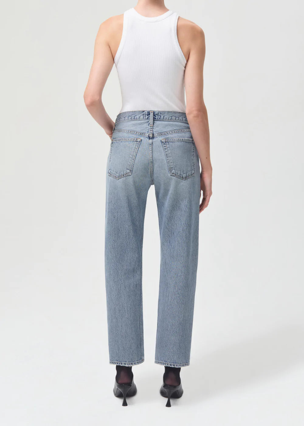 AGOLDE Denim Wyman Low Slung Straight Jean In Ratio
