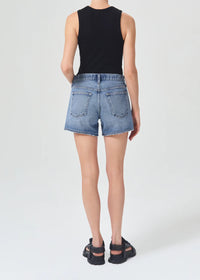 AGOLDE Denim Parker Long High Rise Loose Short in Occurrence