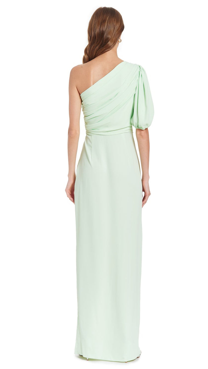 Amanda Uprichard Bexley Gown in Hypermint